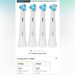 Oral B iO Electric Toothbrush Replacement Heads